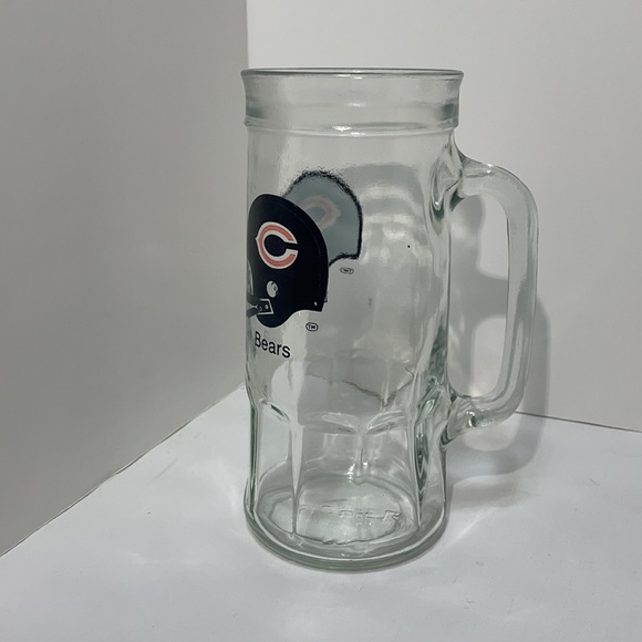 Vintage 1977 Chicago Bears Fisher Peanuts Promo Glass Mug & Bears Coffee Mug! - Picture 4 of 13